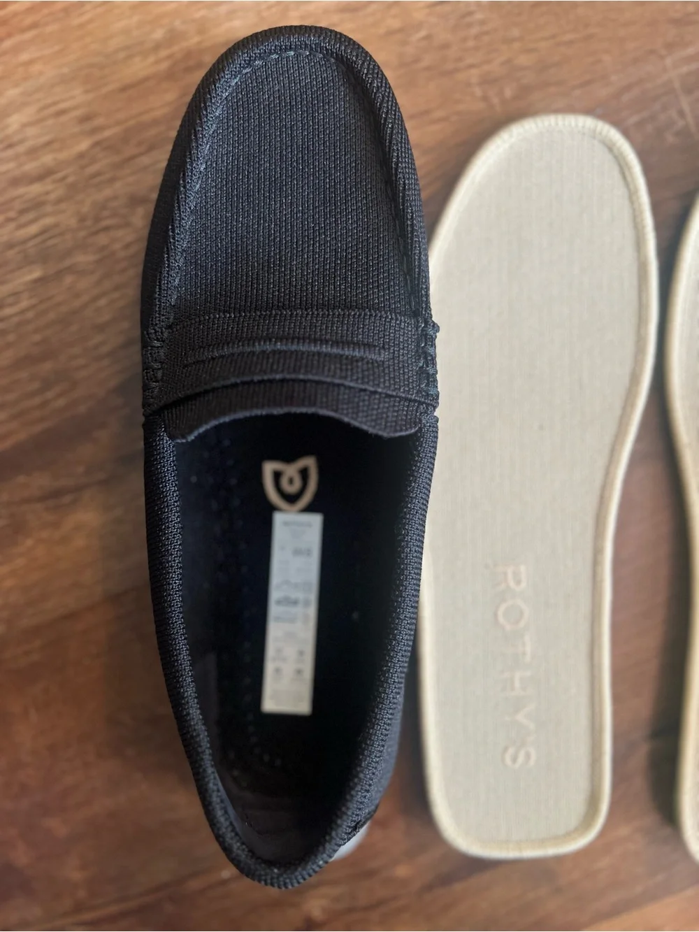 Rothy's The Daily Driver in Black Knit Slip-On Loafers size 8 Women’s - Picture 10 of 13